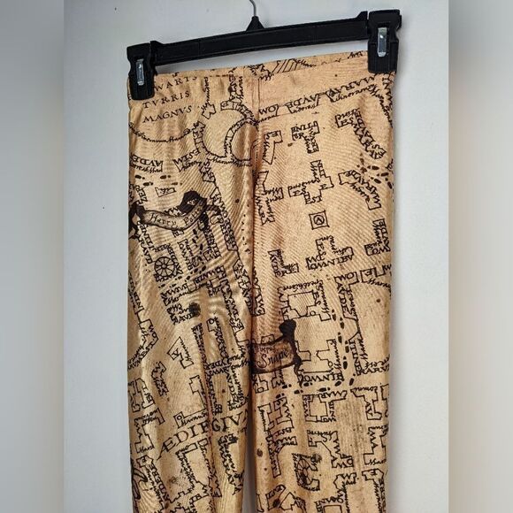 Blackmilk Harry potter leggings shiny HP map size XS - Picture 6 of 7